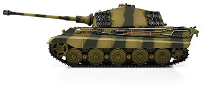 Torro Pro-Edition RC Tank 1/16 Königstiger camo BB + rook luxe houten krat - thumbnail