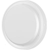 LED Buiten Wandlamp met Bewegingssensor - Brinton LED Bulkhead - 18W 2020lm - IP65 Waterdicht - 865 Helder/Koud Wit 6500K - Rond - Wit - thumbnail