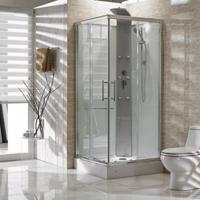 Xellanz Rainbow douchecabine 90x90x218 alu 5mm glas 10189 - thumbnail