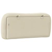 Hoofdbordkussen 80 cm stof crmekleurig - thumbnail