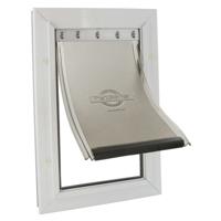 PetSafe aluminium deur nr. 640 L wit/transparant PetSafe Gebr. de Boon - Gebr de boon - thumbnail