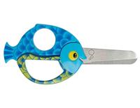 Fiskars kinderschaar met dierenmotief, vis, l: 13 cm, 1 stuk - thumbnail