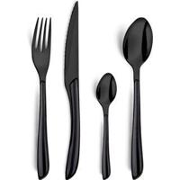 Amefa Eclat Lumino Bestekset 16-delig Zwart - thumbnail