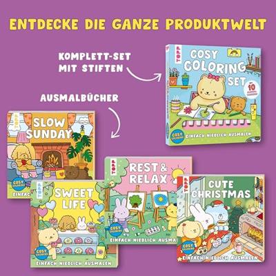 Cozy kleurboek - rust en ontspan Cozy kleurboek - rust en ontspan