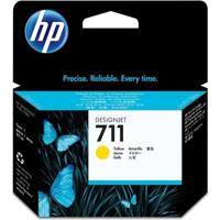 HP Inktcartridge 711 Origineel Geel CZ132A - thumbnail