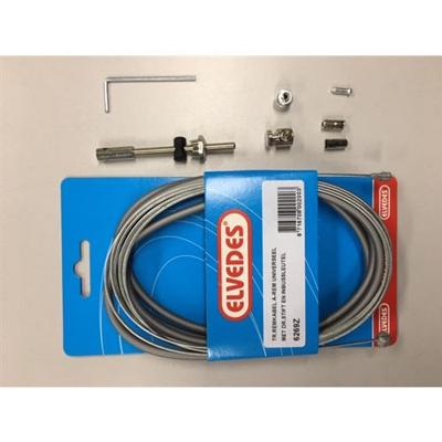 Elvedes A-remkabel trommel universeel zilver