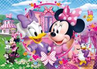 Clementoni puzzel Brilliant Puzzle Minnie 104 stukjes - thumbnail