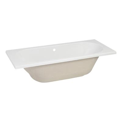 Ligbad Duo Wiesbaden Portus Inbouw 180x80x50 cm Wit