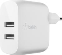 Belkin Boost Charge 2-poorts USB-A wandlader oplader - thumbnail