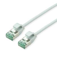 ROLINE RM U/FTP DataCentre patchkabel Cat.6A (Klasse EA), extra dun, grijs, 1,5 m - thumbnail