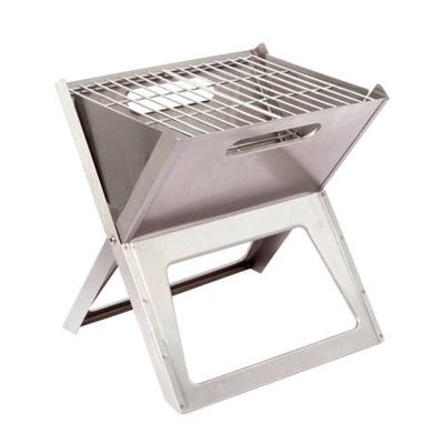 Bo-camp Notebook/Vuurkorf Houtskool barbecue Zilver