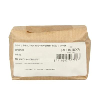Jacob Hooy Sabal vruchten/zaagpalmbes 250 Gram