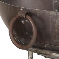 Vuurplaats 55x55x38 cm ijzer - thumbnail