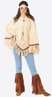 Poncho Ibiza Indiaan Beige - thumbnail