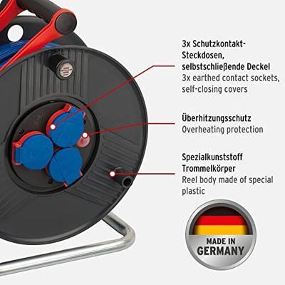 Brennenstuhl K-Tro. Garant 1209830 kabelhaspel aderdikte 1.5mm buitengebruik 3 aansluitingen 50m - thumbnail