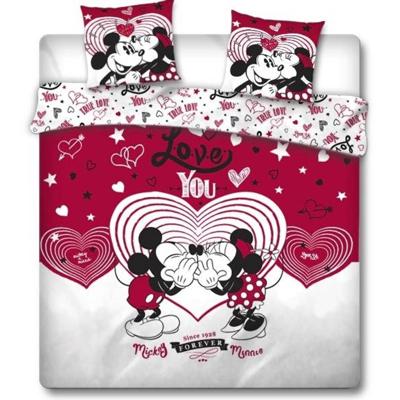 Disney Minnie Mouse Dekbedovertrek Love You- 240 x 200 cm - Polyester