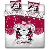 Disney Minnie Mouse Dekbedovertrek Love You- 240 x 200 cm - Polyester - thumbnail
