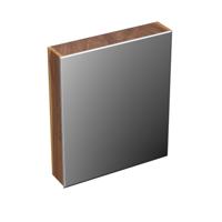 Spiegelkast Forzalaqua Uni 59.5x68.5x12.5 Cm 1 Deur Links Tweezijdig Spiegel Noten Pure Walnut - thumbnail
