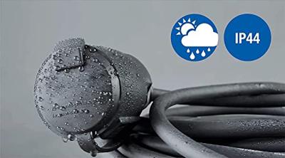 AS Schwabe 60365 Stroom Verlengkabel 16 A Zwart 50.00 m H05RR-F 3F 3G 1,5 mm²