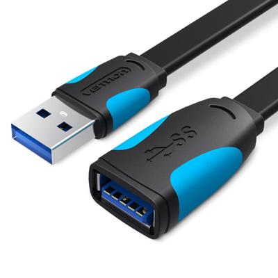 Verlengkabel USB Vention VAS-A13-B200 Zwart 2 m (1 Stuks)