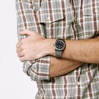Fossil Heren Machine Smoke roestvrijstalen horloge FS4774 - thumbnail