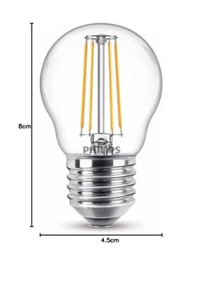 Philips Led Cl P45 Ww Cl 40w E27 Philips Led Cl P45 Ww Cl 40w E27