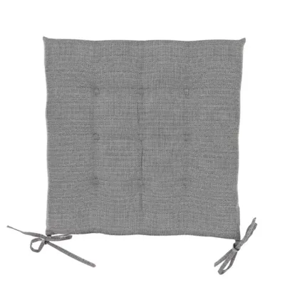 Unique Living Stoelkussen Bliss outdoor 40x40x3cm Dark grey