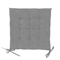 Unique Living Stoelkussen Bliss outdoor 40x40x3cm Dark grey - thumbnail