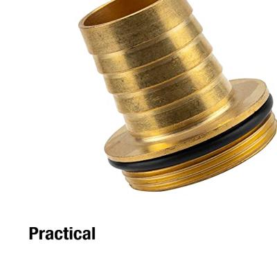 GARDENA 07149-20 Messing Slangschroefstuk 47,81 mm (1 1/2) buitendraad, 32 mm (1 1/4) Ø
