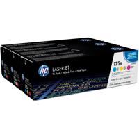 HP Toner 125A Origineel Combipack Cyaan, Magenta, Geel 1400 bladzijden CF373AM - thumbnail