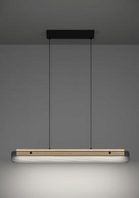 EGLO connect.z Kokomo-Z Hanglamp - 99 cm - Zwart|Bruin|Wit - RGB