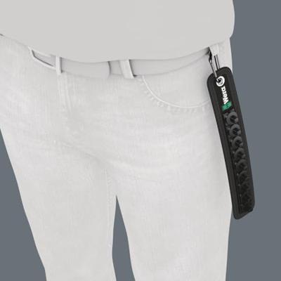 Wera Belt A stoffen riem 9-delig zonder gereedschap houder