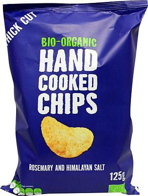 Trafo Chips handcooked rozemarijn himalaya zout bio 125 Gram Trafo Chips handcooked rozemarijn himalaya zout bio 125 Gram