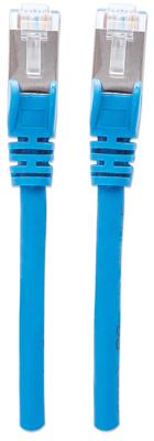 Intellinet 735773 RJ45 Netwerkkabel, patchkabel CAT 6 S/FTP 10.00 m Blauw Vergulde steekcontacten 1 stuk(s)