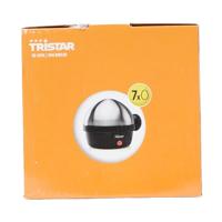 Tristar EK-3076 Eierkoker Met maatbeker, Controlelampje RVS, Zwart - thumbnail
