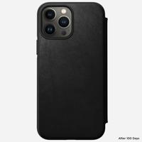 Nomad Modern Horween lederen folio iPhone 13 Pro Max - Black - thumbnail
