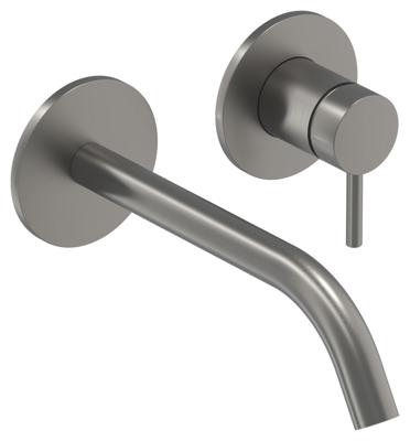 Inbouw Wastafelmengkraan IVY Bond 2-gats Coldstart Geborsteld Metal Black PVD IVY