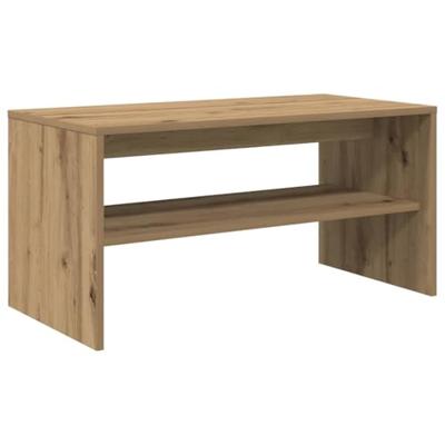 Tv-meubel 80x40x40 cm bewerkt hout artisanaal eikenkleur Tv-meubel 80x40x40 cm bewerkt hout artisanaal eikenkleur