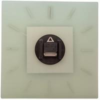 NeXtime NE-3148 Wandklok 40 X 40 Cm, Melkglas, &apos;Stripe Square&apos; Radio Controlled - thumbnail
