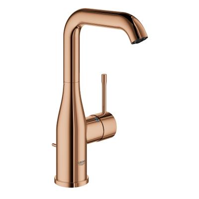 GROHE Essence New Wastafelkraan Opbouw - uitloop 12.7cm - L-size - hoge draaibare uitloop - waste - EcoJoy - warm sunset 32628DA1