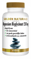 Golden Naturals Magnesium Bisglynaat 250mg Capsules - thumbnail