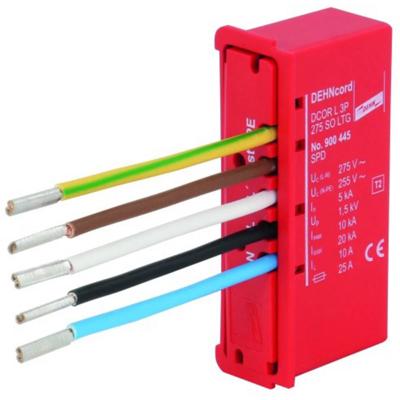 DEHN 900445 DCOR L 3P 275 SO LTG Overspanningsbeveiliging (inbouw) Overspanningsbeveiliging voor: Verdeeldoos 20 kA 1 stuk(s) DEHN 900445 DCOR L 3P 275 SO LTG Overspanningsbeveiliging (inbouw) Overspanningsbeveiliging voor: Verdeeldoos 20 kA 1 stuk(s)