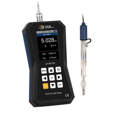 PCE Instruments PCE-PH 228LAB-LC pH-meter pH-waarde, Temperatuur, Redox (ORP)