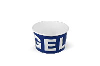 IJsbeker 240ml Ø92mm 8oz karton GELATO - thumbnail