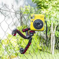 Mantona kaleido Flex 21402 Flex Statief met hoogwaardige 360° kogelkop, geschikt voor digitale en videocamera's, smartphones en actiecamera's, sundown rood - thumbnail