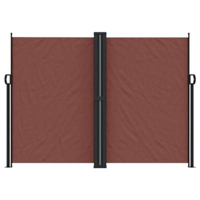 Windscherm uittrekbaar 180x1000 cm bruin
