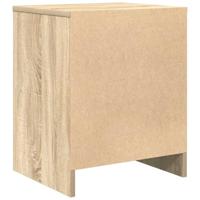 Nachtkastje met lade 40x34x50 cm sonoma eikenkleurig - thumbnail