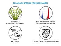 CIANO CLN5 wit en RGB 1.5W led ramp + transformator voor nexus Betta Life 5C en Diamond 14C CIANO - thumbnail