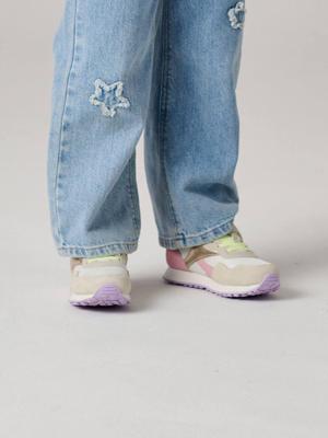 Synthetische baskets voor meisjes veel roze