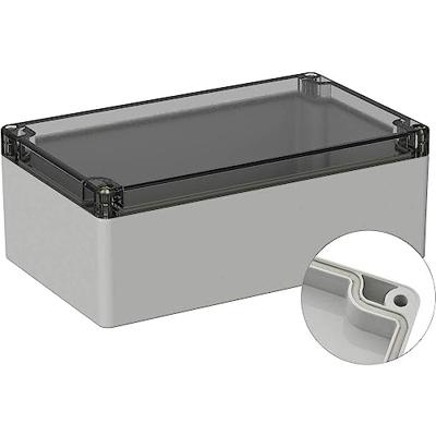 TRU COMPONENTS TC-9065484 Outdoorbehuizing 200 x 120 x 75 Polycarbonaat Grijs-wit (RAL 7035) 1 stuk(s)